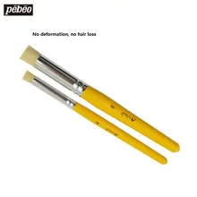 Высокое качество щетины краски кисти Pebeo текстиль/декоративные пигментные шаблоны кисти ткань/деко трафарет под краску набор кистей