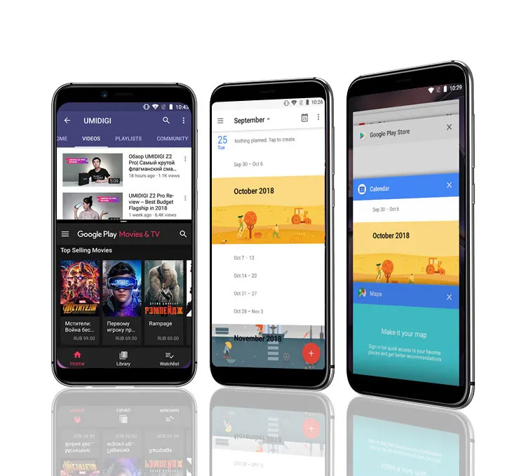 UMIDIGI UMI A3 2GB RAM 16GB ROM MTK6739 1.5GHz Quad Core 5.5 Inch HD+ Full Screen Dual Camera Android 8.1 4G LTE Smartphone