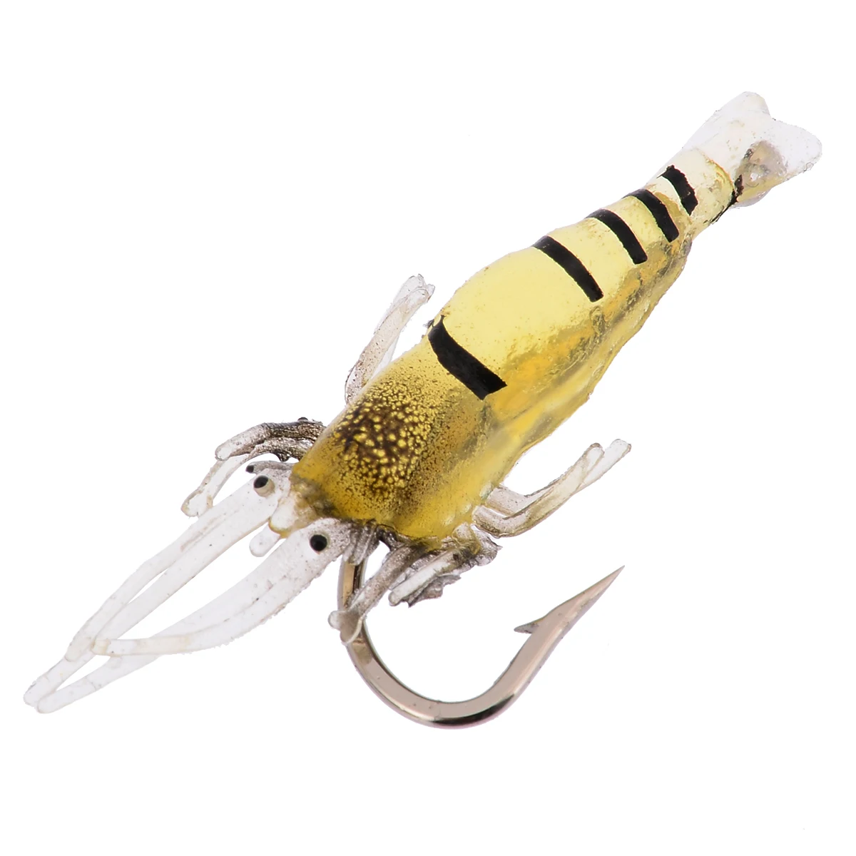 New 10Pcs Soft Silicone Shrimp Fishing Lure Wobblers Fishing Minnow Trout Fish Lures Artificial Bait Hook Bass Tackle Hook