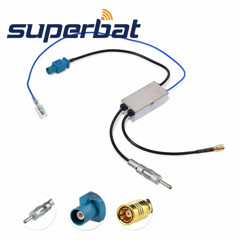 Superbat FM/AM/DAB +/FM/AM автомобиль радиоантенна конвертер/разветвитель/усилитель для C-KO