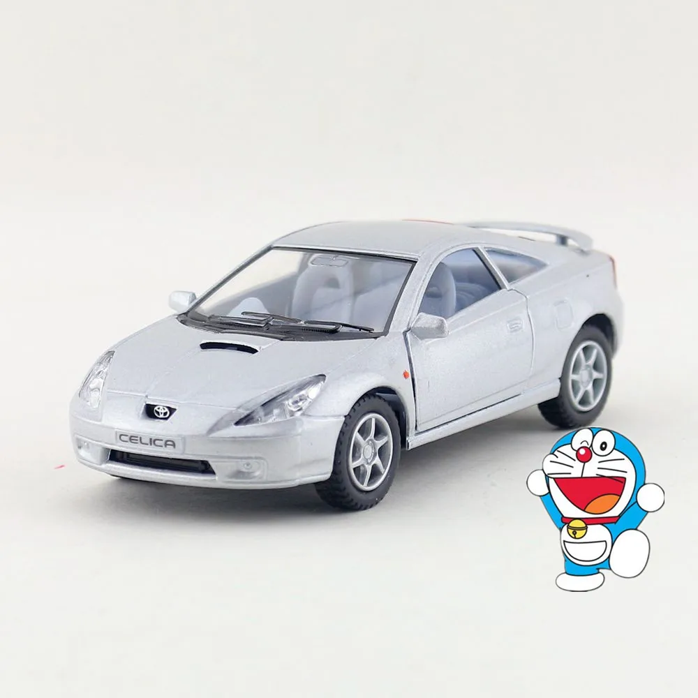 KINSMART литая металлическая модель/1:34 весы/Toyota Celica игрушка/автомобиль для детей подарок или для коллекции/подарок - Цвет: Серебристый