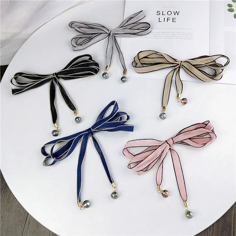 

1.5x180cm Fashion Long Women Plain Small Square Silk Neck Hair Tie Scarf Ladies Headwear Handle Bag Ribbon Scarves Neckerchief