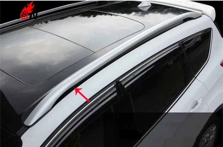 Автомобильный Стайлинг 4 шт. багажник на крышу рельс протектор на конце крышки оболочки для Ford Escape KUGA 2013- аксессуары