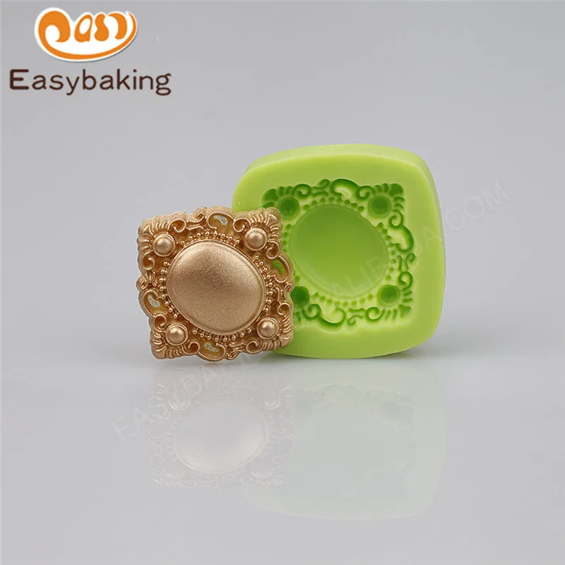 

1 pc Silicone Jewelry Shape Fondant Cake Decorating Tools Chocolate Candy Resin Mold Mini Handmade Silicone Soap Mould