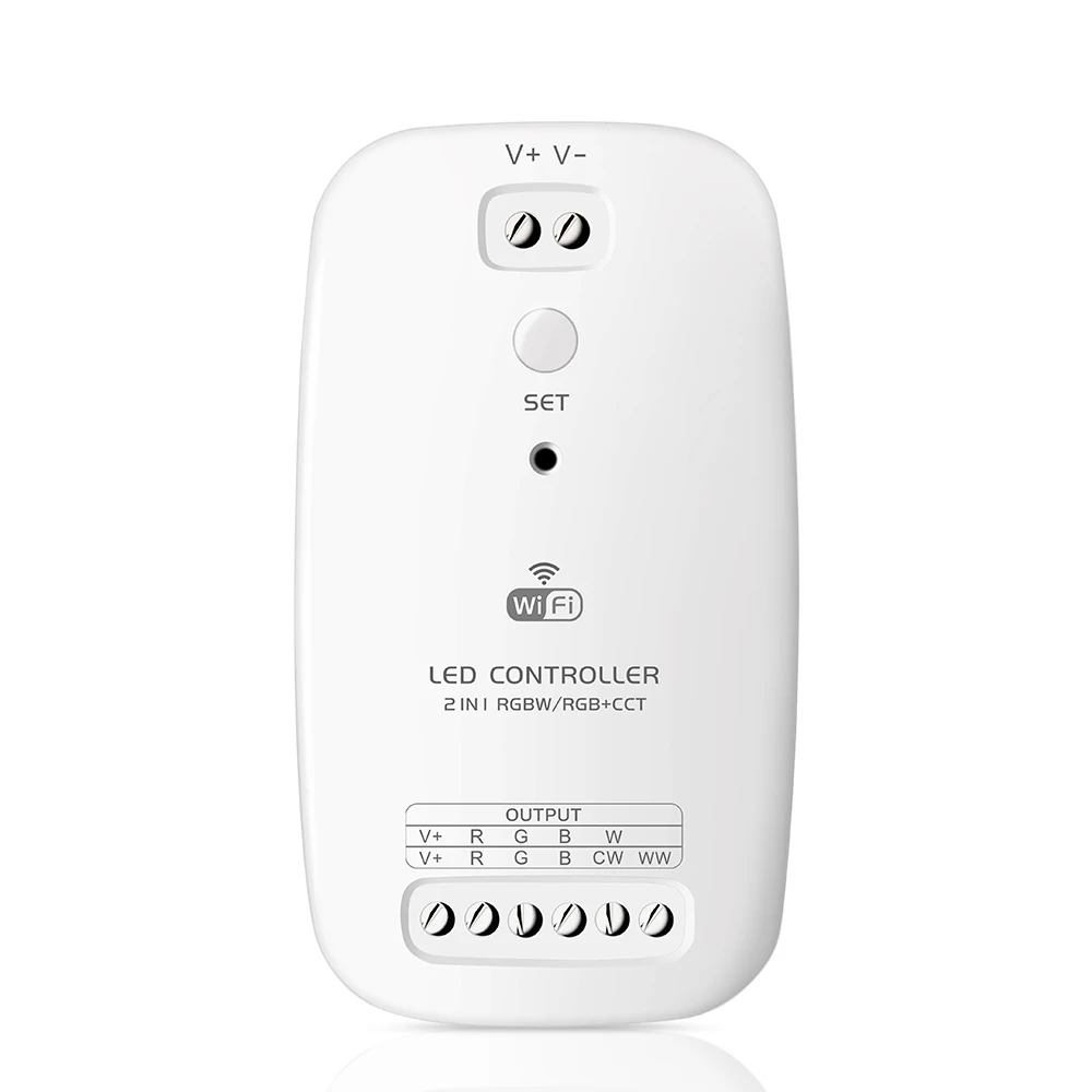 Беспроводной Wifi светодиодный контроллер RGBW RGBCCT светодиодные полосы света умный
