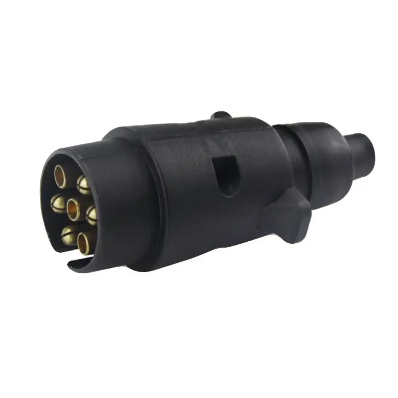 12v 7 Way Round Standard European Car Plug Connector