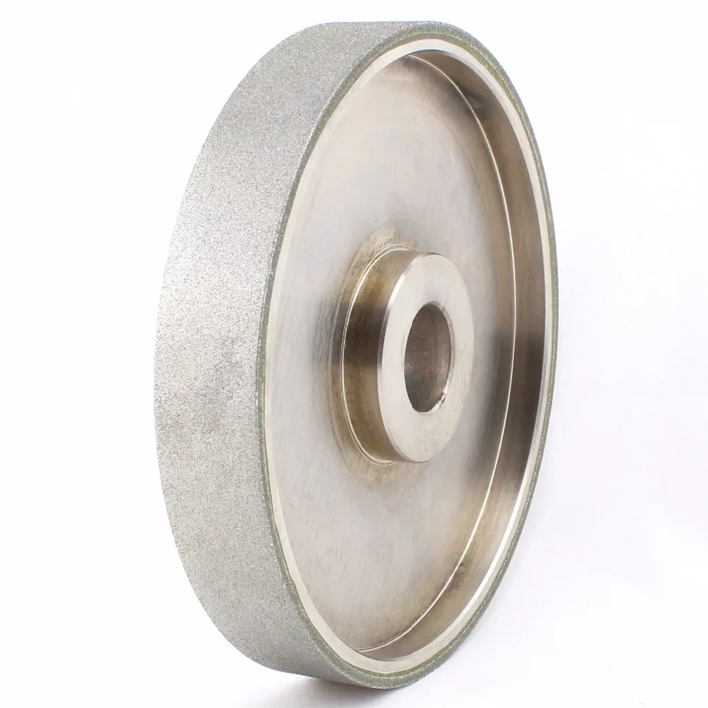 

6" inch Grit 46-2000 Facing Diamond Grinding Wheel Coated Bore Size 1" W Bushing Arbor 3/4 5/8 Lapidary Tools for Stone
