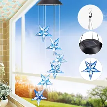 Модный креативный Солнечный ветряной светильник с музыкой светодиодный подвесной светильник-Спиннер