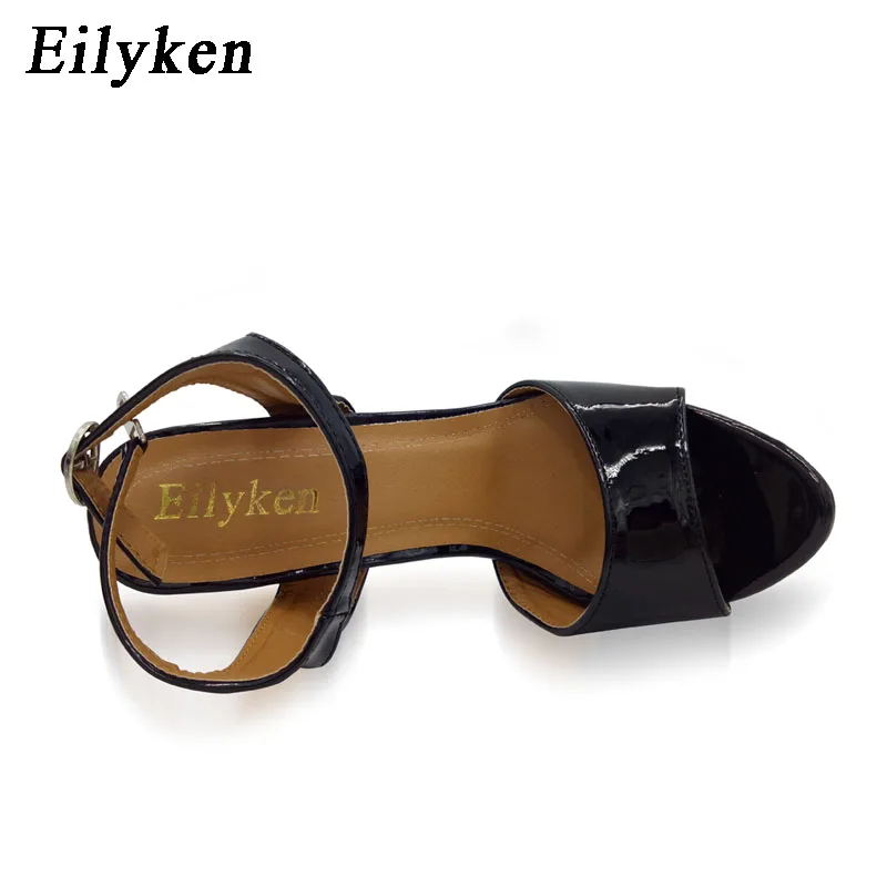 Eilyken/Новые дизайнерские женские туфли лодочки с ремешком и пряжкой босоножки на