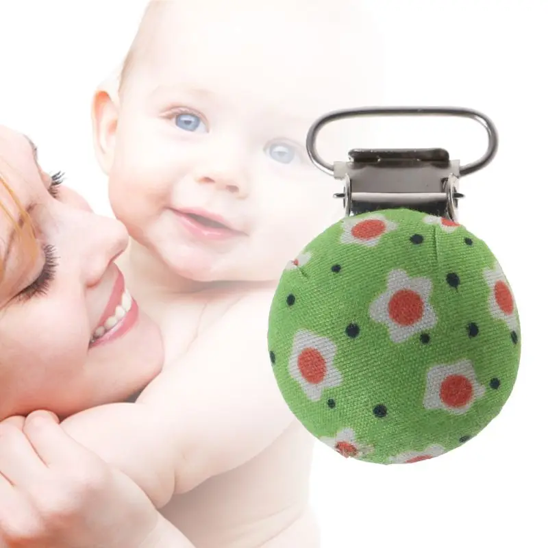 

Pacifier Clip Floral Decoration Anti Fall Holder Baby Soother Nipple Teether Clasp Multi Functional DIY Wooden Toys Tool