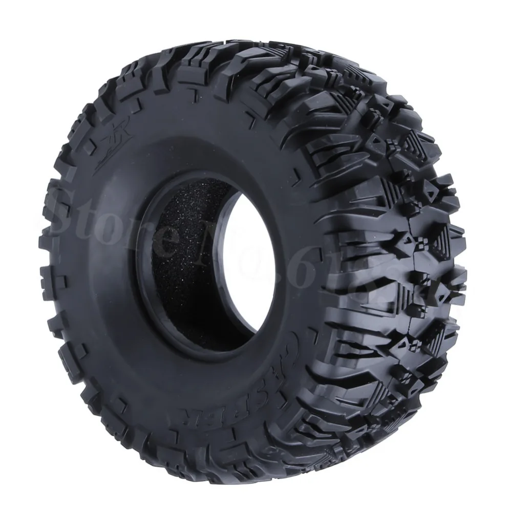 4 шт. резиновые шины 2 дюйма OD 135 мм с пеной для 1/10 RC Rock Crawler Axial SCX10 90047 D90 D110 TF2 Tamiya CC01