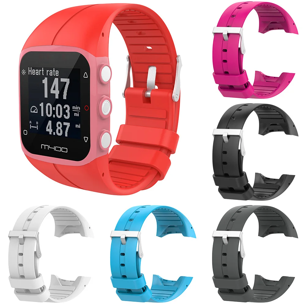 

Silicone Rubber Watch Band Breathable Wrist Strap for Polar M400 M430 Smart Fitness Watch Replacement