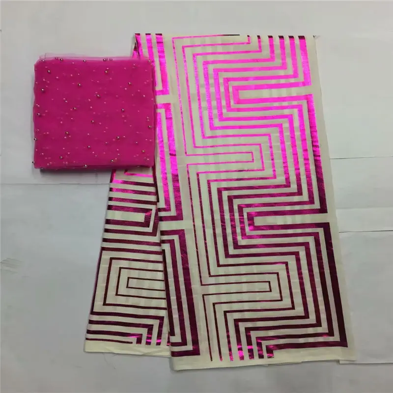 LX! Новое поступление Африканская Хлопковая вышивка, кружевная ткань французская швейцарская вуаль с золотым принтом для свадьбы! J122751