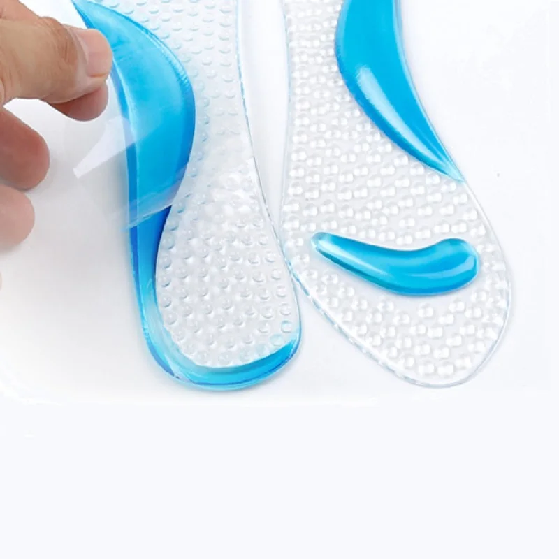 Нескользящие женские гелевые стельки 3/4 длина супинатор противоскользящие массаж плюсневой кости ортопедические стельки для обуви на высоком каблуке P0090