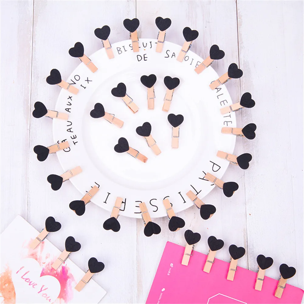 

10 Pcs/set Clips Wall Deco DIY Creative Frame With Mini Colored Clothespins perfect decoration for your bedroom or living roooom