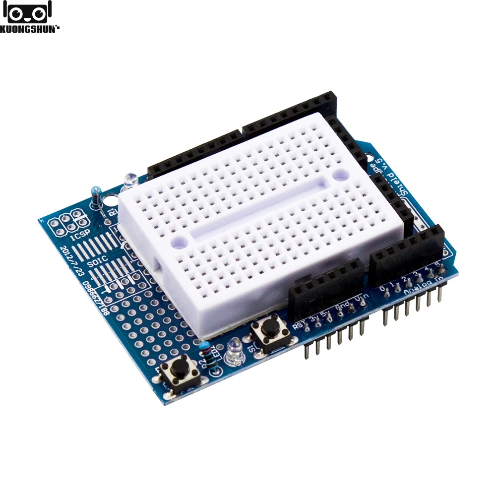 

UNO Proto Shield prototype expansion board with SYB-170 mini bread board based For ARDUINO UNO