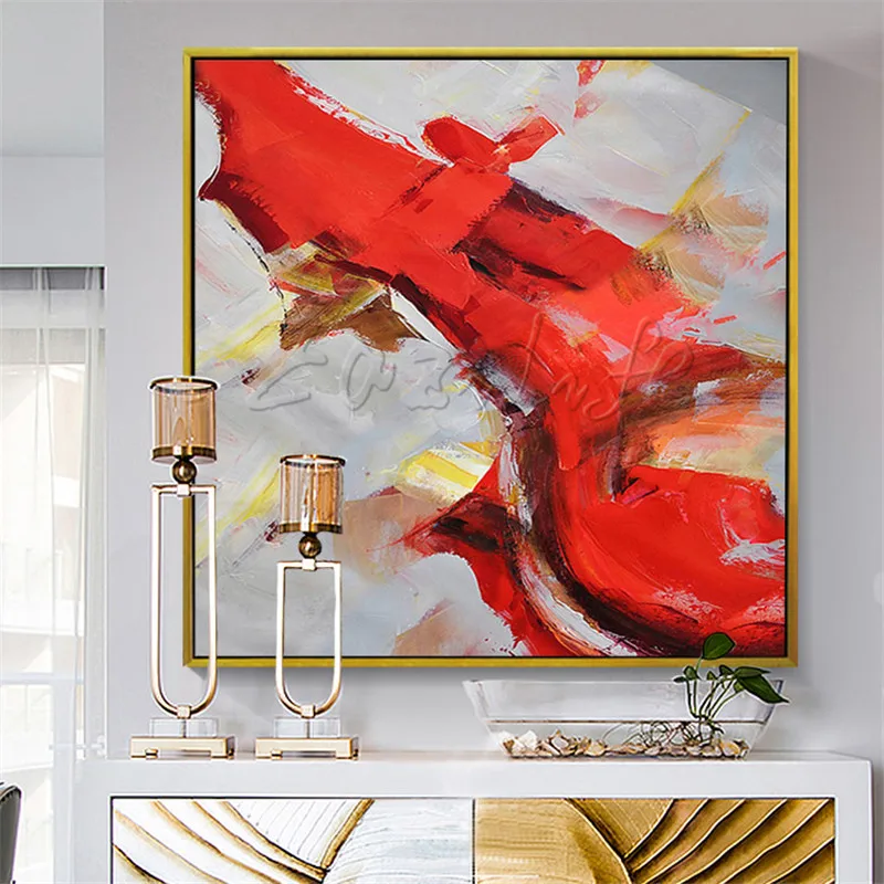 Hand painted canvas oil paintings Cheap large modern abstract cuadros