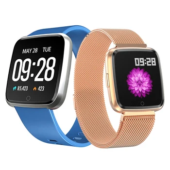 

Y7 Smart watch IP67 Waterproof Fitness Tracker Heart Rate Monitor Blood Pressure Women men Clock Y7P Smartwatch For Android IOS