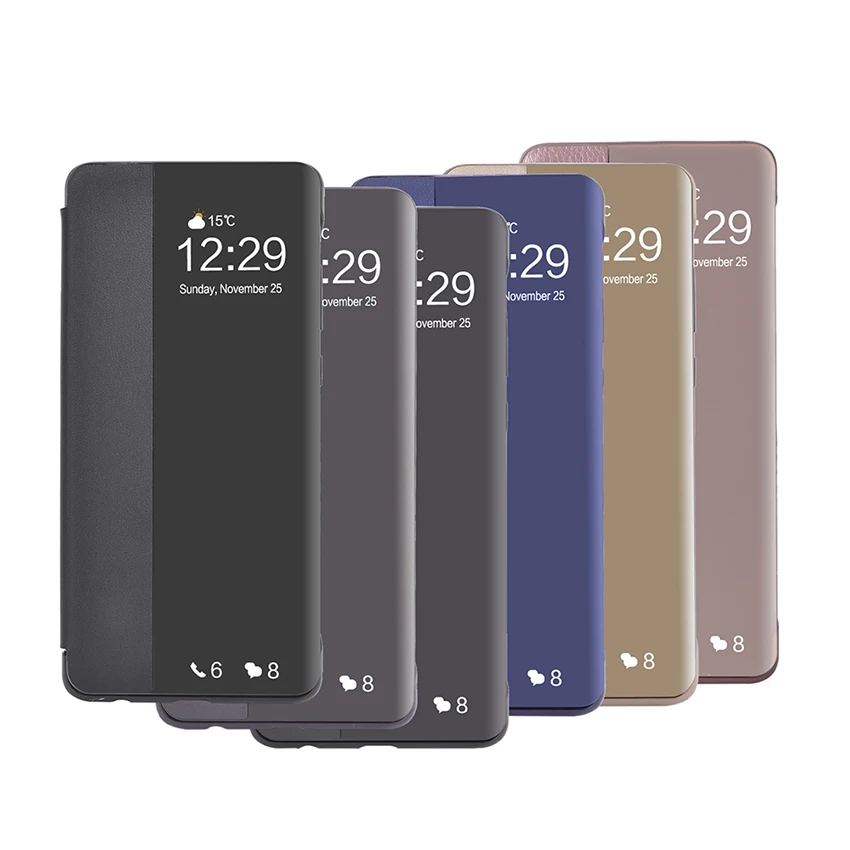 Nova 7p|huawei P30/p40 Pro Leather Smart View Case