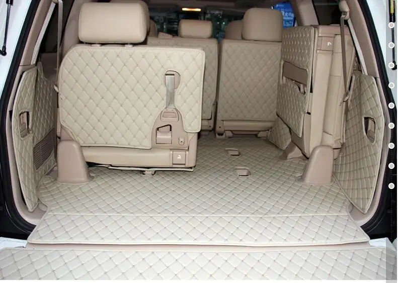 CHOWTOTO специальные коврики для багажника Lexus LX 570 7 сидений Нескользящие