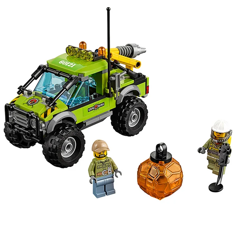 Bela 10638 Legoings City Volcano Explorers Volcano Exploration Truck Building Kit Blocks Bricks Action Figures Compatible 60121 Bela 10638 Legoings City Volcano Explorers Volcano Exploration Truck Building Kit Blocks Bricks Action Figures Compatible 60121