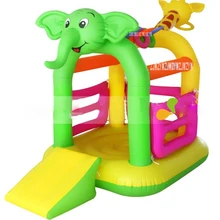 K- детский надувной батут домашний батут с раздвижной доской детский надувной батут Симпатичные в форме животных материал ПВХ