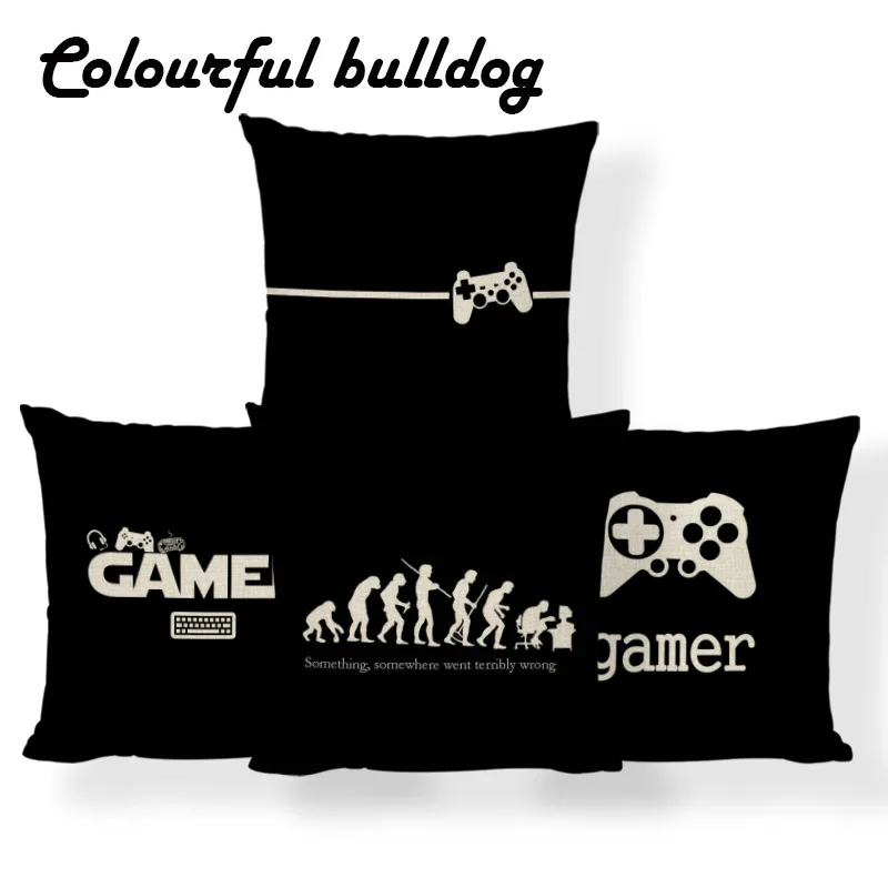

Game ushion Cover Pillow Case Evolution Word Tool Pillow Cushion Case Living Room Toss Pillow Small Polyester / Linen Dropship