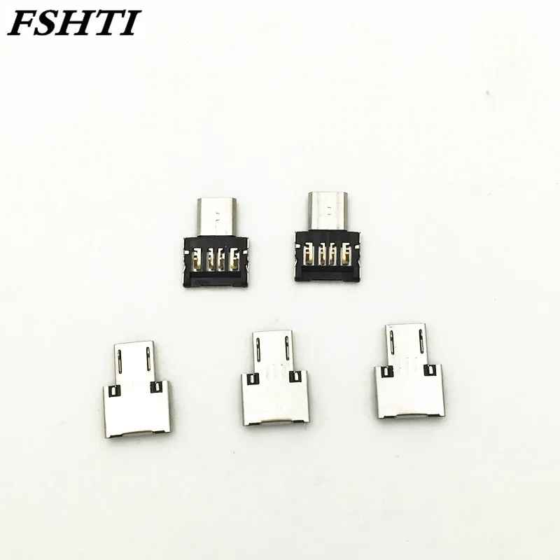 

5PCS/LOT tested Mini Micro USB to USB Connector OTG Cable USB OTG Adapter for USB Flash Drive for Tablet PC Samsung Android