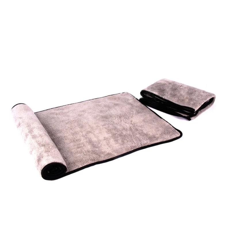 

Dropshipping Car Wash Towel Microfiber Cloth Door Window 100x40cm Thick Cleaning Strong Water Absorption For Car Home Automobile