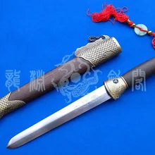 S4339 миниатюрные винтажные рыбы передние и задние кишки Нож Меч 15"