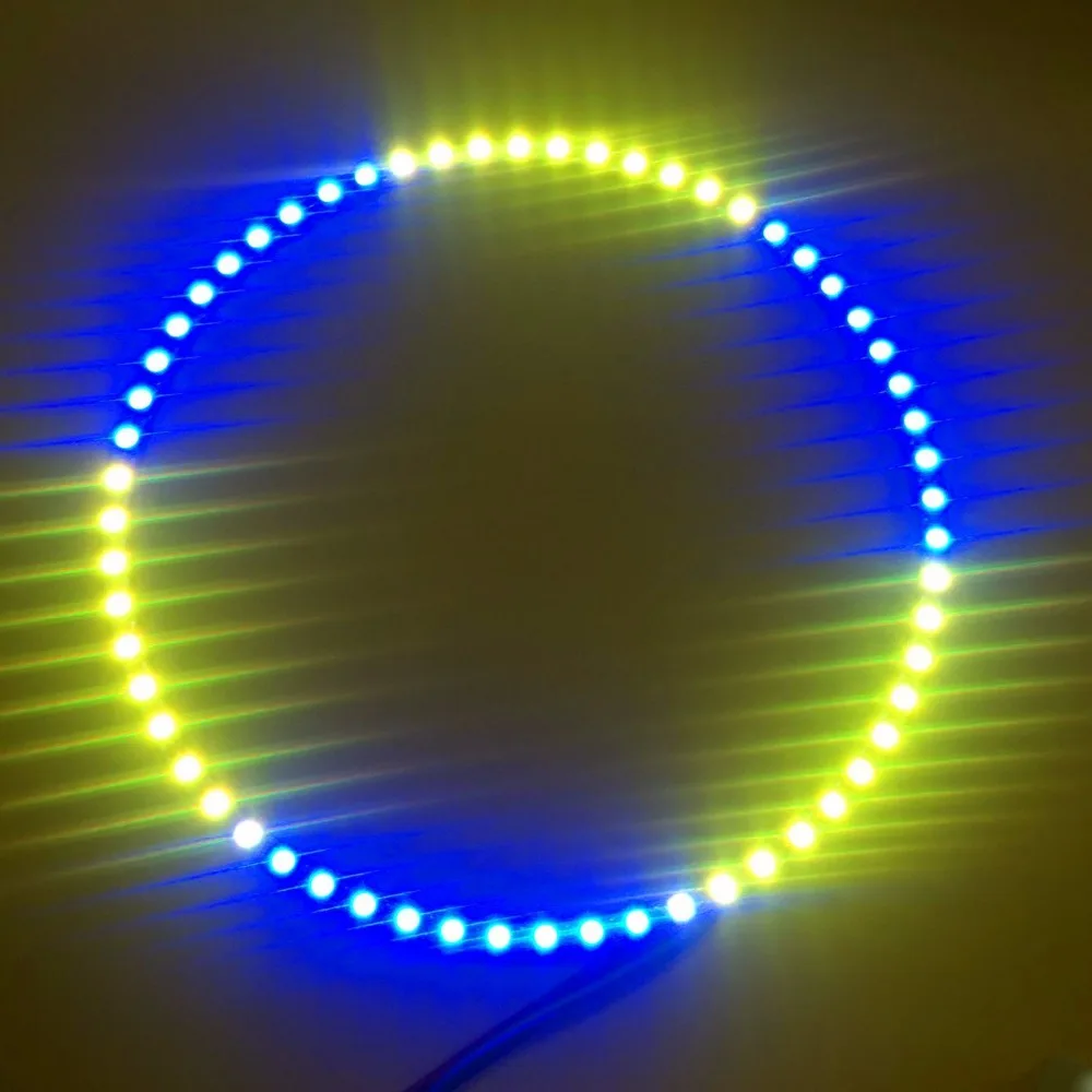 Светодиодный ring WS2812B 60 пикселей адресуемое кольцо 5 в пост. Тока полноцветный RGB