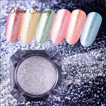 

Galaxy Holographic Nail Art Decoration Pigment Flakes Nail Glitter Holo Nail Paillettes Powder Dust 1g Laser Chrome Manicure