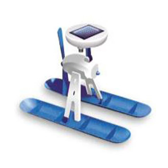 6 в 1 Солнечная игрушка Обучающие DIY Роботы самолет комплект креативный детский подарок 88 88 AN88 - Цвет: Синий