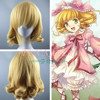 

Tokyo Anime Rozen Maiden Hinaichigo coplay wig girl Kleine Beere role play blonde hair wig costumes