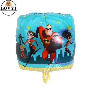 

New 50pcs/lot 18inch Incredibles 2 Foil Balloon Birthday Party Decorations Super Hero Mylar Balloon Toys For Kids Globos