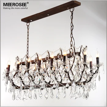 Vintage Iron Chandelier Retro Rustic Hanging Drop Light Fixture American Style Crystal Suspension Lamp for Foyer Living Room
Vintage Iron Chandelier Retro Rustic Hanging Drop Light Fixture American Style Crystal Suspension Lamp for Foyer Living Room