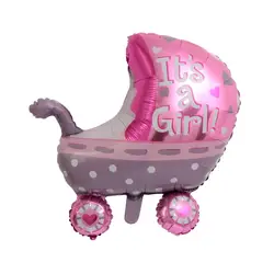 Новый Детские коляски Фольга шарики, День подарков будущей матери коляска мальчик и воздушный шарик для девочек Надувные игрушки детей