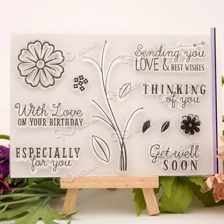 

With love Transparent Clear Stamp for DIY scrapbooking/Card Making NN142