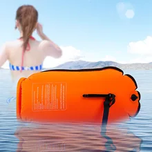 20L водонепроницаемый нейлоновые двойные подушки безопасности для плавания надувные Дрифт флотации сумки для хранения Открытый пляж плавание обучение спасательный буй
