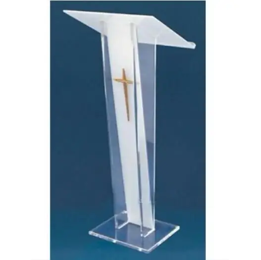 

Acrylic Church Pulpit Speech Lectern reception desk free shiping plexiglass Acrylic Conference Podium Clear Speaker's Lectern