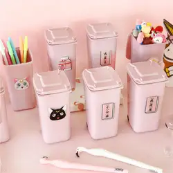 Coloffice креативные милые мусора молочная ручка держатель пудра для девушек для хранения таблицы детей студенческий стол украшения школьные