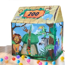 Игровая палатка мультфильм мяч бассейн яма игровой дом портативный складной замок палатка принцессы Крытый Открытый мультфильм игрушки подарки для детей