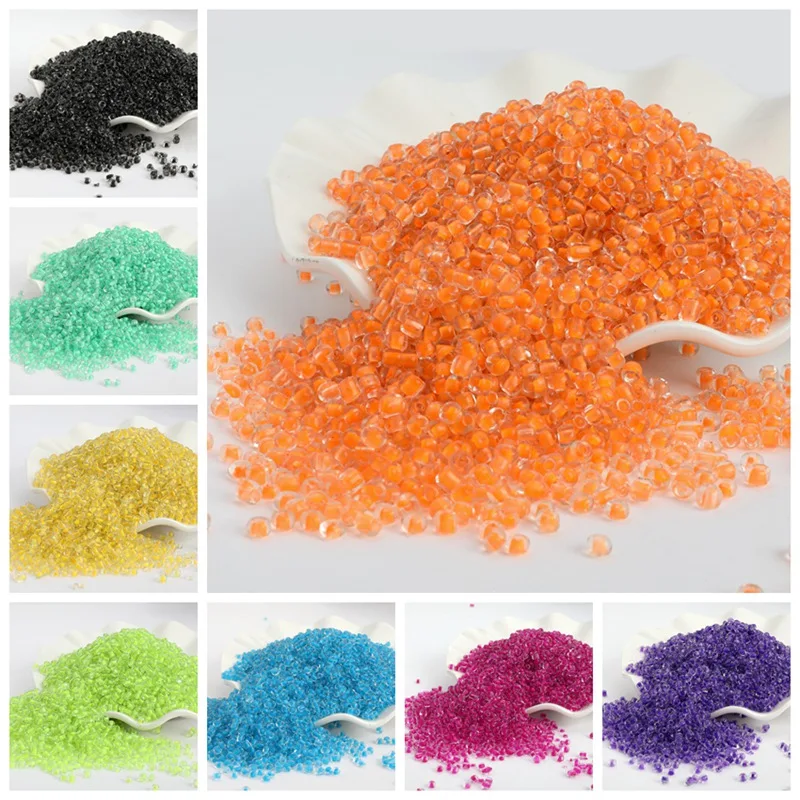 

500pcs/lot 3mm Crystal Round Hole Loose Beads Transparent Inside Colours Czech Glass Beads For DIY Jewelry Making Handmade DIY