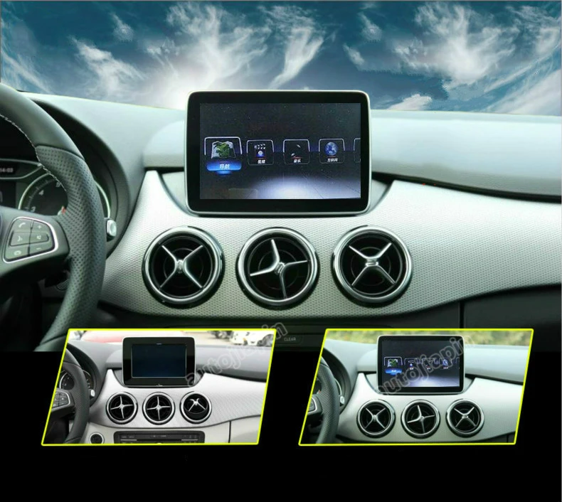 Cheap AUTOJIAPIN 10.25" Eight Core Android 8.0 2G RAM 1024*600 Car GPS navigation For Mercedes Benz GLC260/C200L/GLA 2015-2018 10