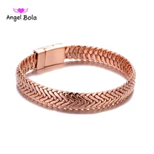 Золотой и розовый Золотой Модный панк Будда браслет для женщин браслеты "сделай сам" очаровательные браслеты мужские Pulseira Ювелирные изделия Подарки B1019-16