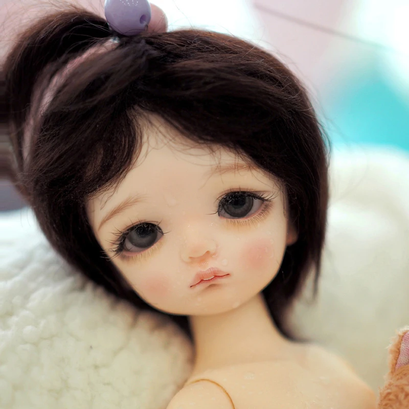 Кукольный парик luodoll BJD sd кукла 1/6 кукольный Марон мужской и женский кукла подарок(включает макияж и глаза