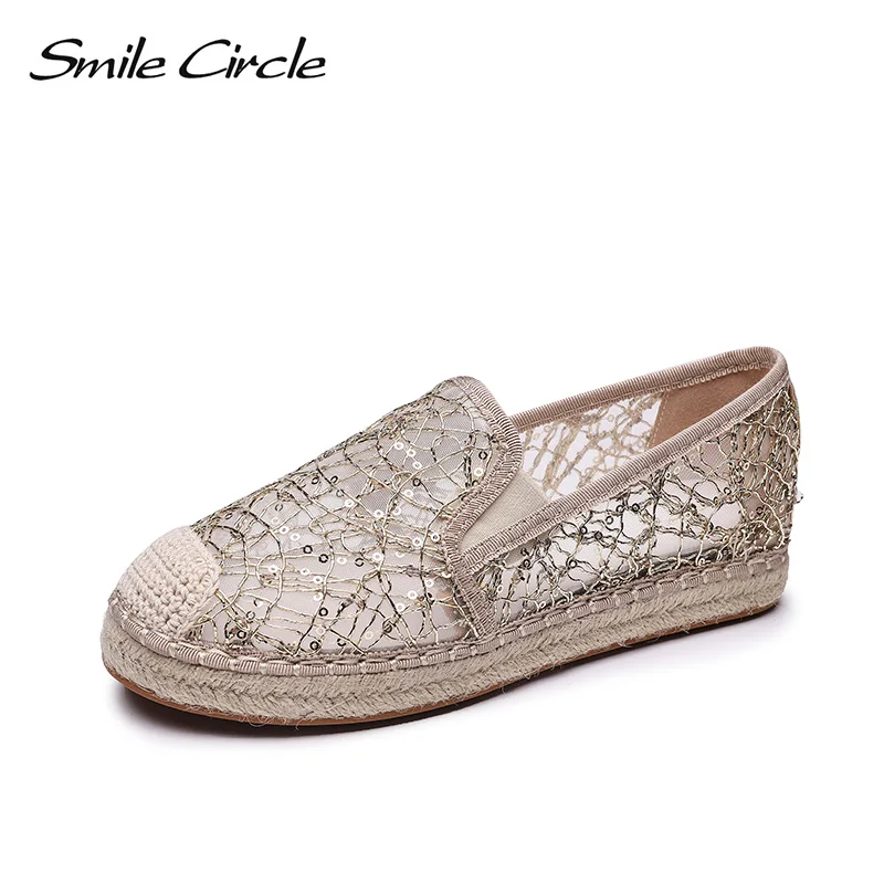 

Smile Circle 2019 Summer Women Flats Shoes Women fashion Transparent Fisherman breathable outdoor Ladies sneakers