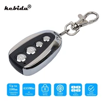 kebidu 433Mhz Rolling Code Remote Duplicator Garage Door Remote Control 4 Button Opener Electric Car Gate Transmitter