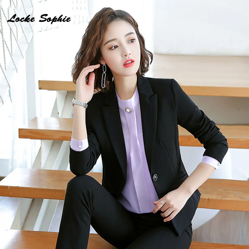 1pcs Women Plus size Blazers coats 2019 Autumn cotton blend Splicing Long sleeves Small Suits jackets ladies Skinny Blazers Suit