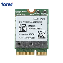 Двухдиапазонная 300 Мбит/с Atheros QCNFA222 AR5BWB222 Беспроводная NGFF Wi-Fi сеть Wlan карта Bluetooth 4,0 802,11 abgn для ноутбука